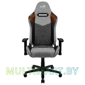 Кресло компьютерное AeroCool Duke Tan Grey (черный/серый) картинка 7